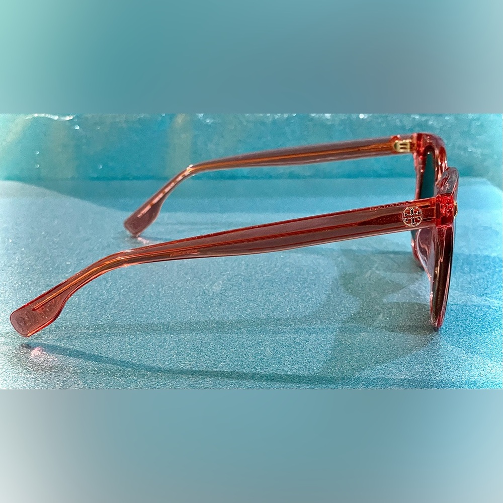 🔸NEW Tory Burch Sunglasses 🔸YY7203U 1990187 Orange Frames - Picture 5 of 10